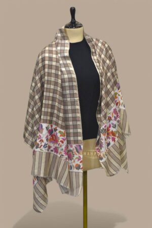 Colorful floral embroidery design with two patterns.