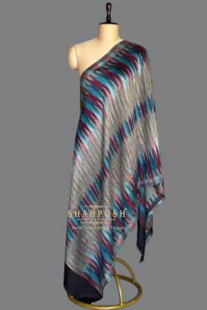 A stylish Viscose Fabric Stole with a vibrant abstract pattern and a luxurious drape.